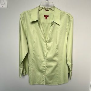 Talbots elegant 3/4 sleeve dress shirt, Sz 18, EUC